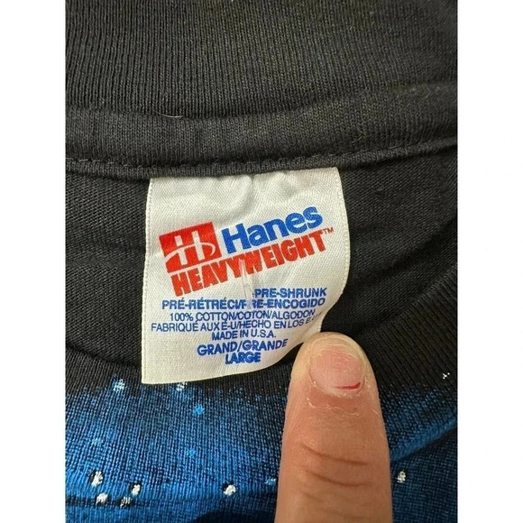 Hanes Vintage The Flinstones Movie T-Shirt Single stitch Mens‎ Size Large - Picture 2 of 4